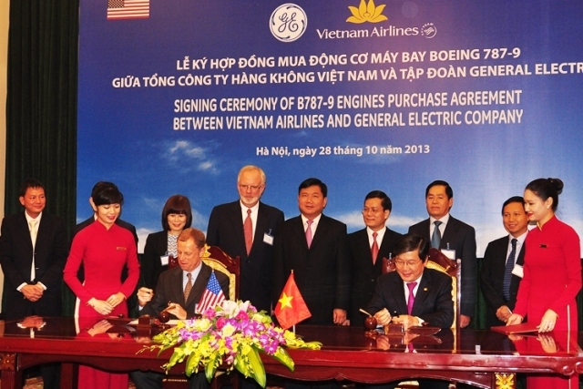 Vietnam Airlines purchases GE fuel efficient and environmentally friendly engines